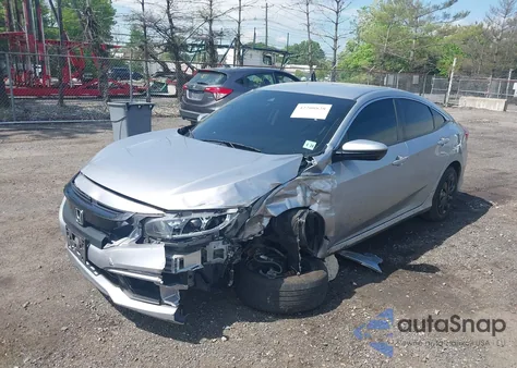 2019 Honda Civic Lx z USA, uszkodzony, nr VIN 2HGFC2F66KH597566